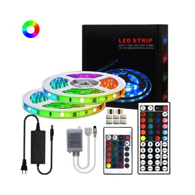 China Residence DC 5-24V LED Strip Light Set with IR Radio 24 44 Key Music Remote Control Mode Smart Phone Control for sale