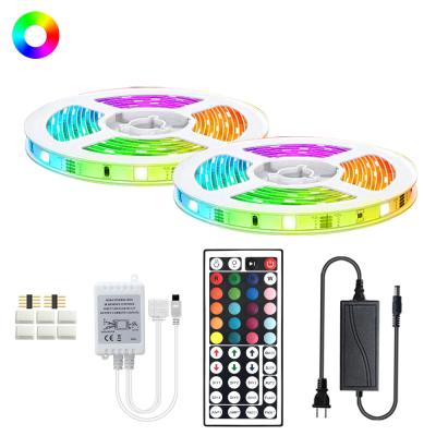 China Lowest Price Residential Line RGB Led Strip Light With IR Music Remote Sound Sensor Smart Phone Control For Indoor Room for sale