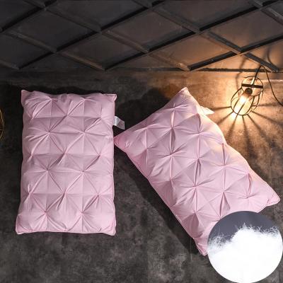 China Portable The Distinctive Shape Of The Popular Rectangle Logo Accepted Bed Sleeping Custom 40 Pillow Medium And High End Cotton Bed Necks for sale