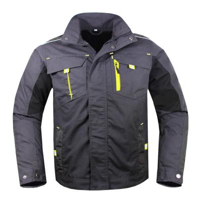 China 2021 OEM new design men's work safety clothing fasion waterproof men's cavas jacket and coats men's work wear jacket for sale