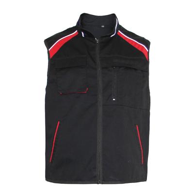 China Sustainable Wholesale Industrial Workwear Mens Stocking Mens T/C Twill Fishing Vest Mens Work Wear Vest for sale