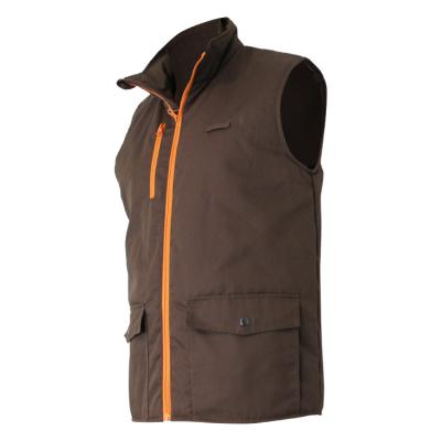 China OEM Golf Leisure Windproof Vest Mens Workwear T/C Padded Bikers Invest Mens Quilted Vest for sale