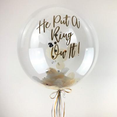 China Nicro Disposable Eco-Friendly Italy 18inch Bobo Balloon Wedding Favors Decoration For Wedding Event Customize Wedding Balloons for sale