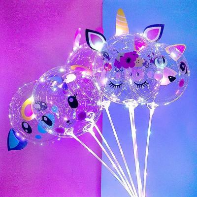 China Wholesale Unicorn Stickers Led Ballons Lighting from China factory NICRO led balloon light for sale