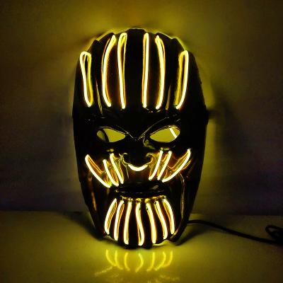 China High Quality China Nicro Halloween Party Cold Light Halloween Mask LED Mask Cosplay Horror Mask for sale