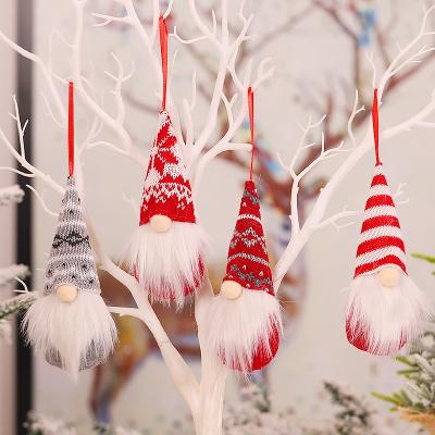 China Hot Selling Classic Faceless Christmas Doll Christmas Nicro Christmas Tree Ornaments Decoration Supplies for sale