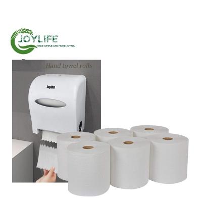 China High Quality Home Office Public Places Virgin/Recycle/Bamboo Industrial Maxi Roll Paper Towel Factory Price Roll Towels for sale