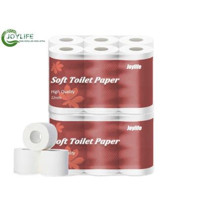 China Home Office Public Places Toilet Paper Virgin Wood Pulp 12 Rolls Mini Jumbo Roll Toilet Tissue Hot Sale /papel Higienico Familia/paperwork/toilettenpapier for sale