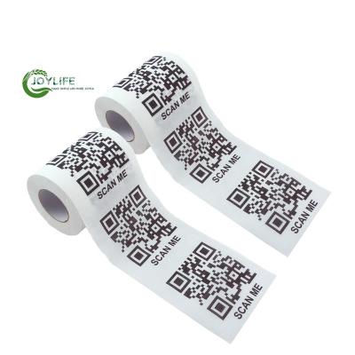 China Virgin Wood Papers Wholesale Cheap Party Promotional Advertising Gift Toilet Paper Roll Papel Higienico Custom Design Printed Toilet Paper for sale