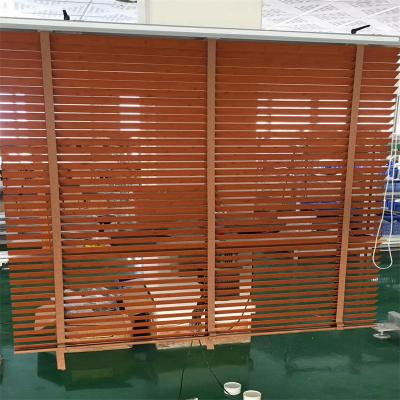 China Easy installation faux color electric or manual light wood blinds vernetian blinds in windows curtain for sale