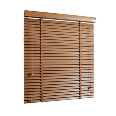 China Manual Easy Installation Lightweight Bamboo Wood Blinds Solid Color Bamboo Windows Blind for sale