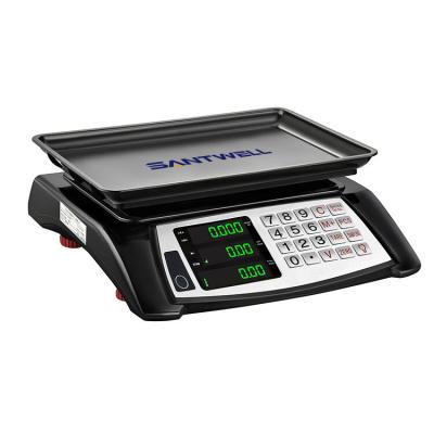 China Electronic price scale TS2001 30KGS stainless steel table scles 110-220v hardware hot sale electronic cash register scale for sale