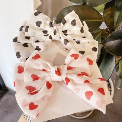 China Fashion big hair clips girls bow hot sale hair clip hairpin cute children hair accessories for sale