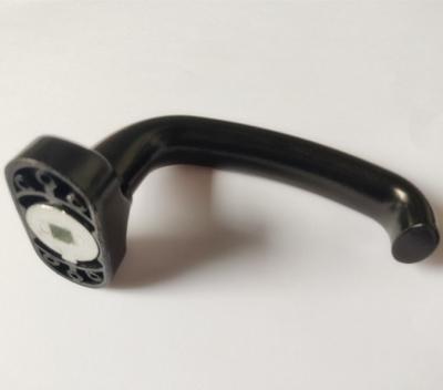 China Windows Black Aluminum Alloy Material Window Use Handle, Window Hardware Accessories for sale