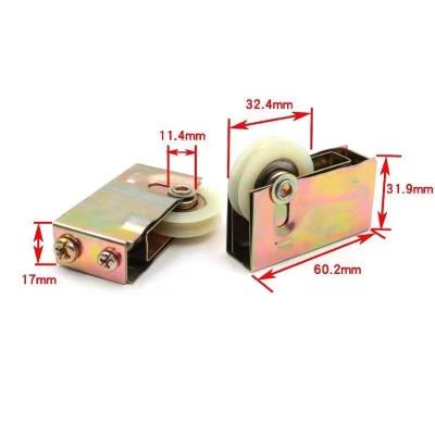 China Modern African Market Galvanized Nylon Wheel Sliding Door And Window Roller Pulley for sale