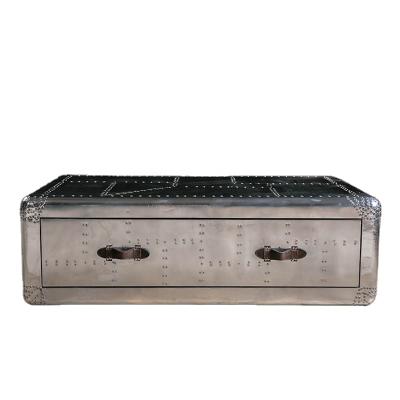 China Wholesale Airman Stocked Market Alum Sheet Metal Trunk Box With Two Drawer for sale