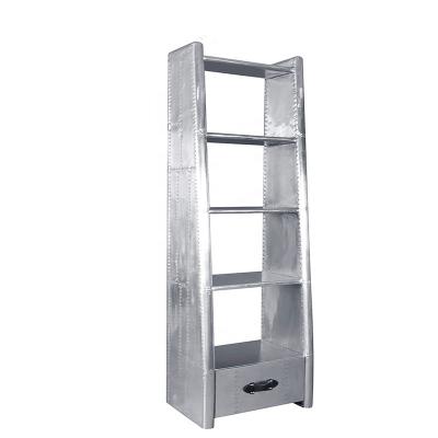 China Unique Design (Height) Aluminum Sheet MDF Adjustable Frame Wooden Bookcase Shelf for sale