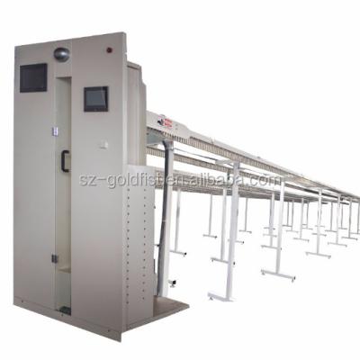 China Goldfist Automatic Storage Uniforms Laundry Clothes Conveyor Line for sale