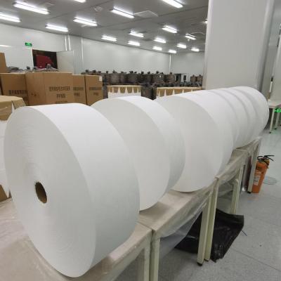 China PFE99 BFE99 nonwoven mask raw material spunbond meltblown viable sms pp nonwoven fabric for sale