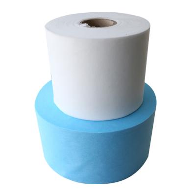 China 100% Anti-bacteria Raw Material SMS/SMMS/SSMMS Spunbond PP Nonwoven Fabric for sale