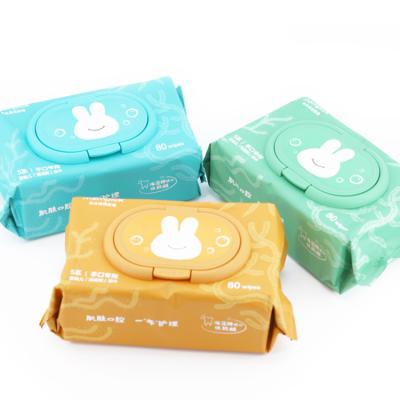 China Baby Wipes BIODEGRADABLE Skin Care Best Seller 99.9% Pure Water Baby Wipes 80 Pcs Prices for sale