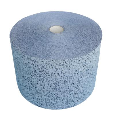 China Durable Industrial Large Rolls Wipes Dust Free Paper Wiping Cleaning Wipes Paper For Absorbing Oil for sale