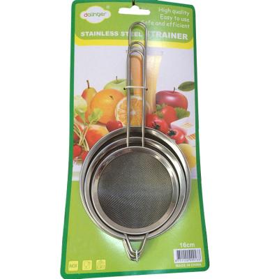 China Sustainable Ruled Mesh Strainer Kitchen use food safe Sieve coffe tea juice filter Dalinger DL-001 for sale