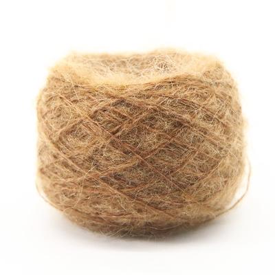 China High proportion 1/13NM anti-pilling nylon blend rush mohair wool nap blended fancy yarn fashion weaving knitted mohair yarn for sale