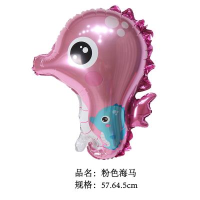 China Gift Toy Cute Fish Sea Animal Balloons Jellyfish Seahorse Air Balloon Sea Summer Theme Baby Shower Birthday Party Decorations Supplies for sale