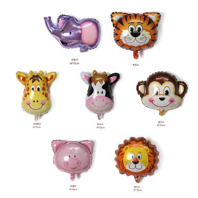 China Gift Toy Jungle Safari Animals Balloons Giant Zoo Animal Balloons Kit for Jungle Safari Animals Theme Birthday Party Decorations for sale