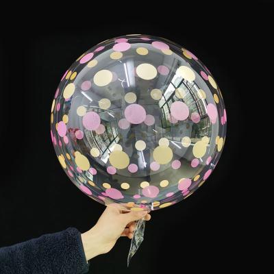 China Funny 10 18 24 Clear Transparent PVC Bobo Bubble Balloon Christmas Wedding Party Decorations For 36 Inch for sale