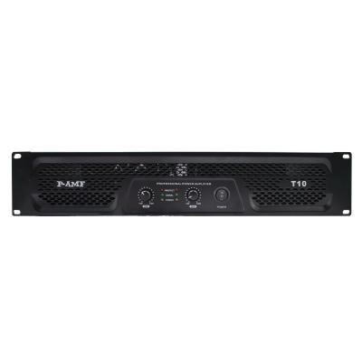 China T10 2 X 1000W Public Address System Amplifier In 2U Black / Silvery for sale