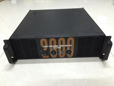 China 2X300W Professional Power Amplifier 2Ch Class AB With Two Cooling Fans for sale