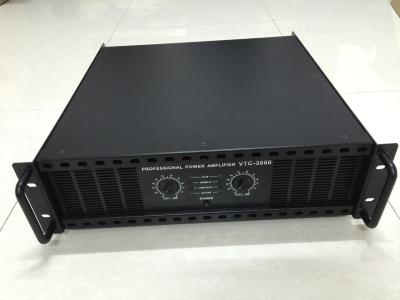 China 0.75V 2500W Power Amplifier Professional Class H With Two Cooling Fans for sale