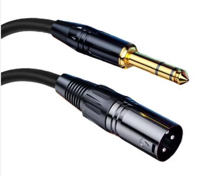 중국 OEM 남성에서 남성 오디오 XLR 케이블 균형 6.35mm 스테레오 잭 XLR 남성 판매용