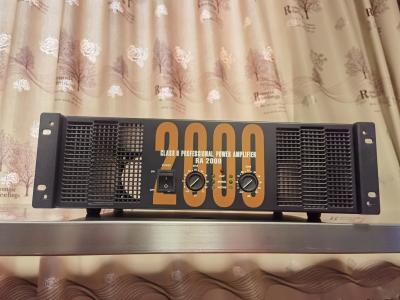 China Class AB Power Amplifier 2x200W Public Address System Amplifier for Home Theatre for sale