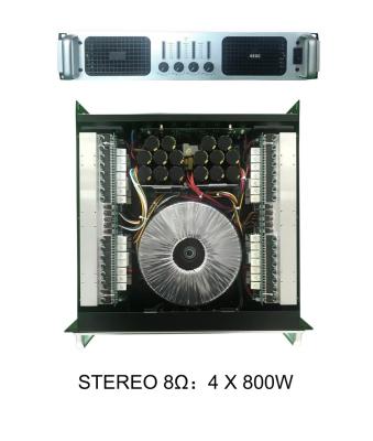 China Versatile 4 Channel Power Amplifier with Stereo Bridged and Parallel Output Modes for sale