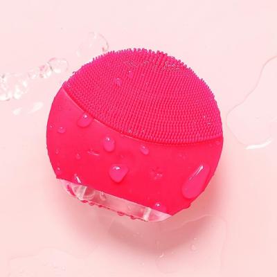 China Acne Treatment Amazon Silicone Electric Facial Cleanser Hot Selling Deep Cleansing Brush for sale