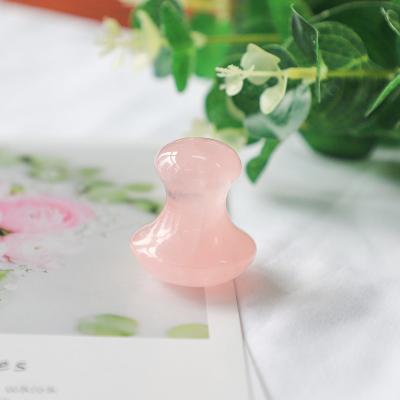 China Body Gua Sha Massager Rose Quartz Jade Gua Sha Mushroom for sale