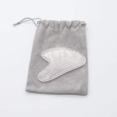 China Wholesale Face Therapy Natural Massager Butterfly Gua Sha White GuaSha Set With Bag for sale