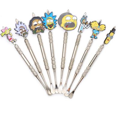 China Modern Willthy In Custom Mini Dabber Smoking Pipe Dab Tools Stainless Steel Stock Wax Dab Tool for sale