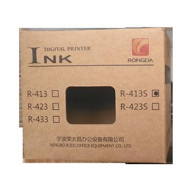 China Rongda R-413S promotional good quality inks for printers refill ink duplicator digital ink R-413S for sale