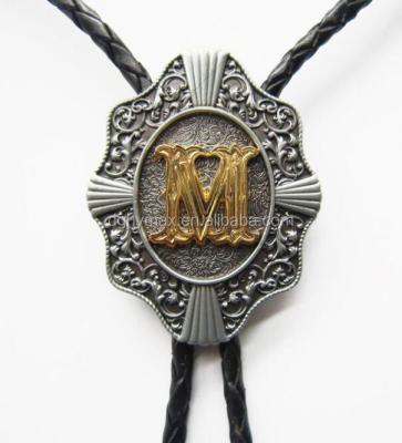 China Bolo Tie For Men Original Bolo Tie Western Letter Tie-String Staples for sale