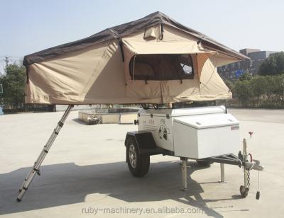 China Travel Trailer White Offroad Trailer For Sale for sale