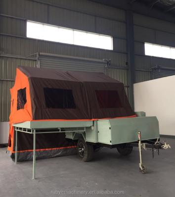 China SS Cargo Box D1 Hard Floor Camper Trailer for sale