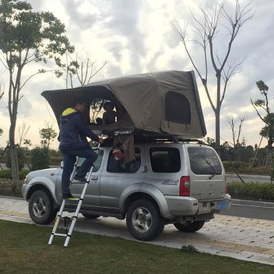 China High Quality TORUK Shell Roof Top Car Tent Extended Type Hard Camping For Sale 4 Person With Annex Room Tent for sale