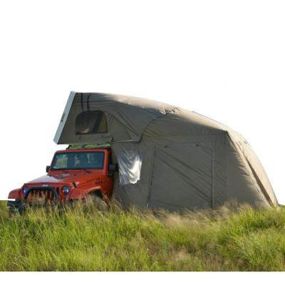 China Extended Type TORUK 4x4 4wd Shell Rooftop Car Trailer Roof Off-Road Hard Awning With Attachment Room Tent for sale