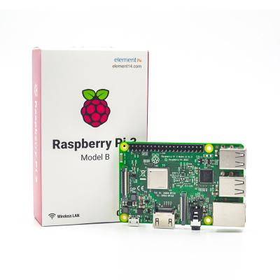 China Electronic Original Products Raspberry Pi 3 Model Single-Board Computer B Stock with Wireless LAN and BT Case for sale