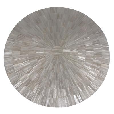 China Widely Used White Indoor Outdoor Round Resin Flooring for sale