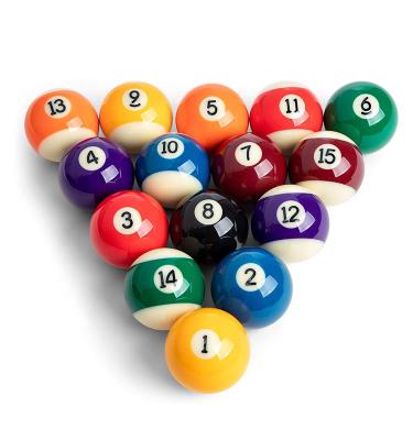 China Full Size Snooker Balls Wooden Billiard Pool Ball Set Full 16 Balls Billiard Table Accessories Wedge Billiards Accessories for sale